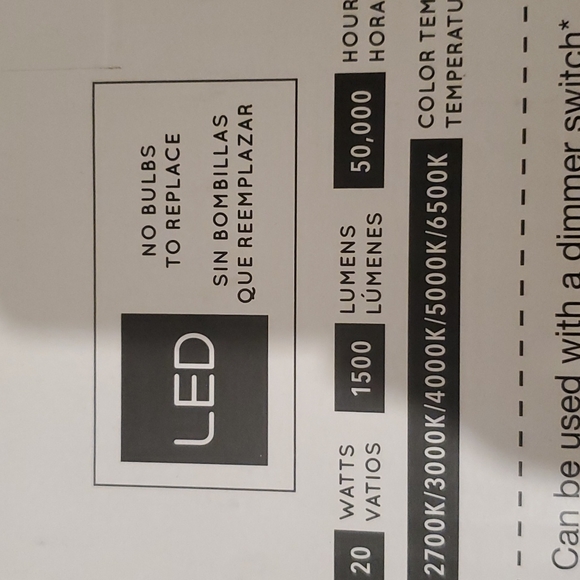 LED FLUSHMOUNT CEILING FIXTURE - Picture 6 of 7